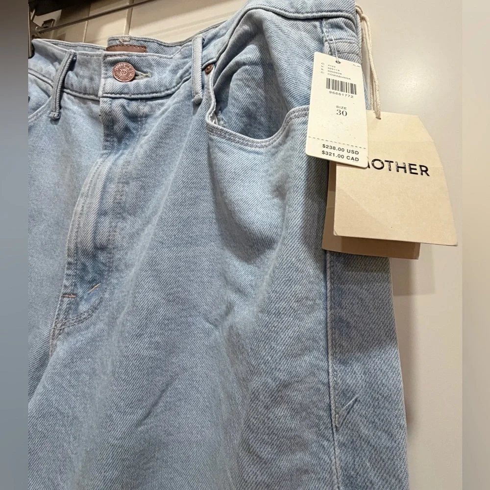 MOTHER The Twister Mid-Rise Ankle Fray Jeans - Picture 6 of 7